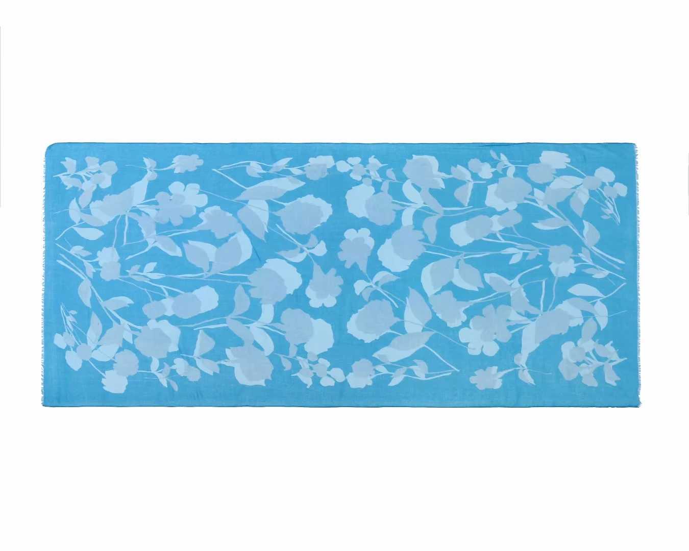 2021 Fashionable and Beautiful Printed Edge Scarf ShAWl Long Flower Wrapped Headscarf Free W240810