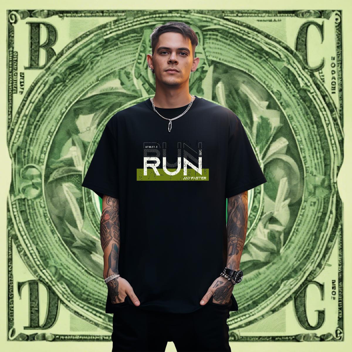 Popular Men Tees Street wear Hip Hop 230g Cotton DIY Breathable Crew Neck letter Mens T Shirts New Arrival Tshirts