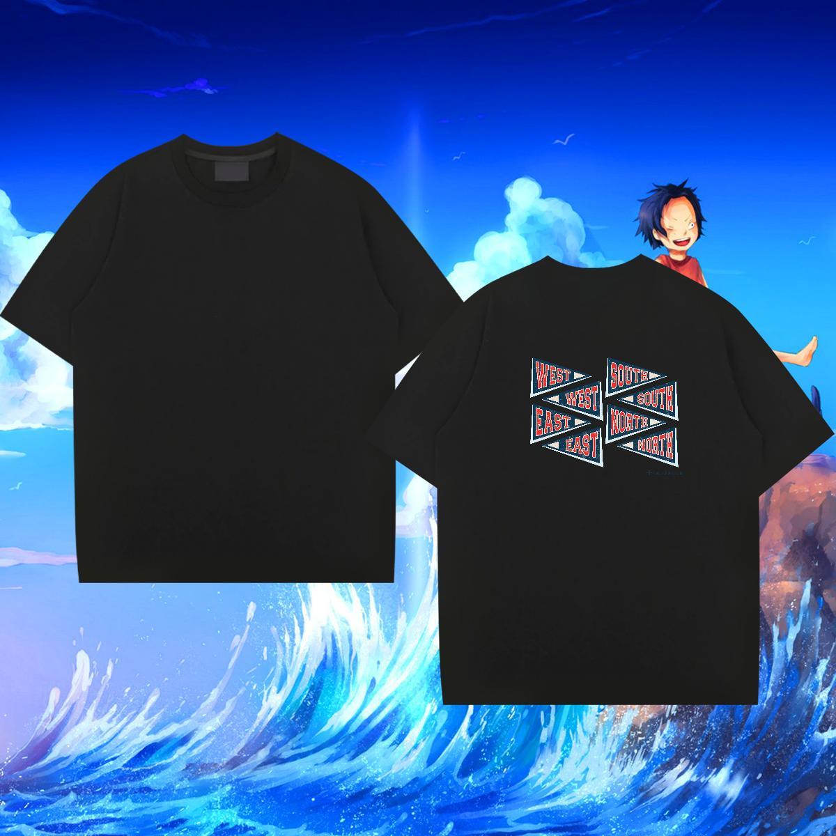 2024 New T-Shirts letter Clothes 230g Pure Cotton Street Brand Custom Print Plus Size Breathable Mens Tshirts