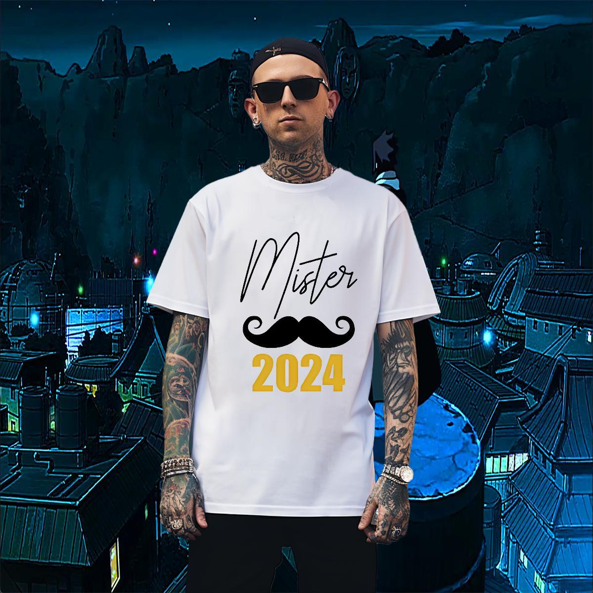 Unisex Tshirts letter 230g Pure Cotton Daily Outfit O-Neck Short Sleeve T-Shirts Cartoon Print Fashion Casual Polos
