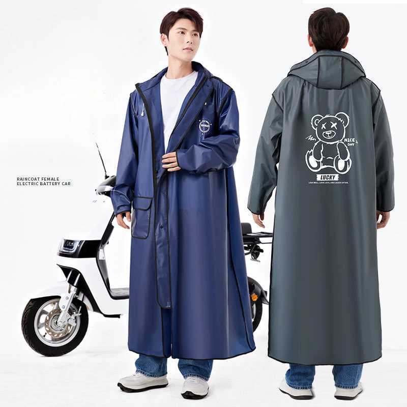 One Piece Children Raincoat Kid Adult Thickened Waterproof Rain Coat Outdoor Hiking Travel Reusable Rain Y240810