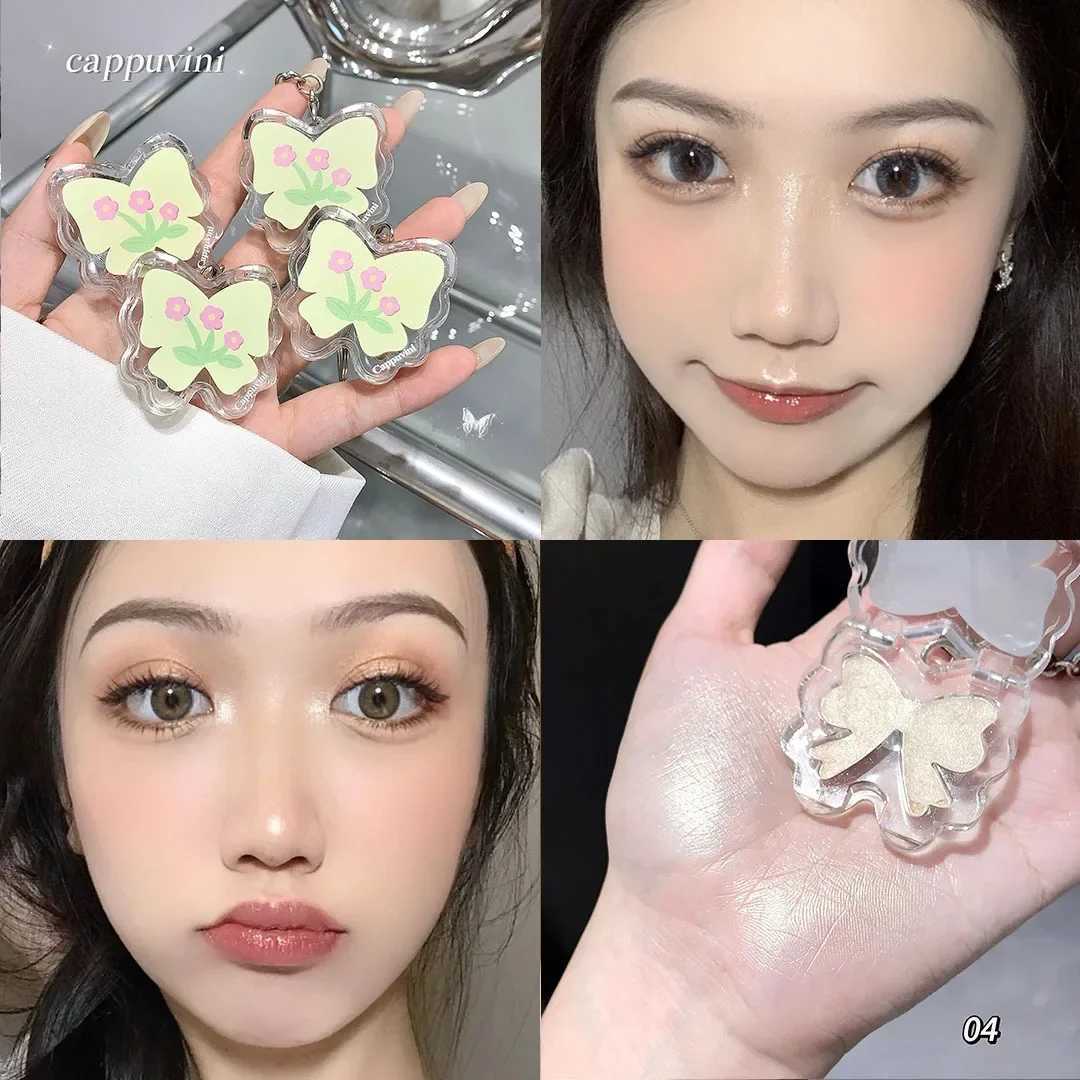 Butterfly Diamond Eye Shadow Palette Monochrome Glitter Eyeshadow Glossy Shiny Highlighter Shadow Lasting Shimmer Eyes MakeupCL240812
