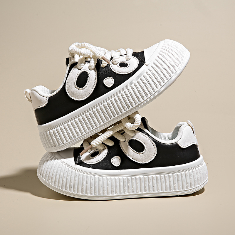 Ddmysports Spring New Panda Songcake Versatile Casual Thick Sole Student Korean Daily Board Shoes Live Broadcast XT Outdoor