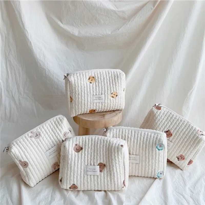 Portable handcart sleeping bag bedding baby diaper caddy organizer embroidered mommy bag baby accessories replacement bag storage W240812