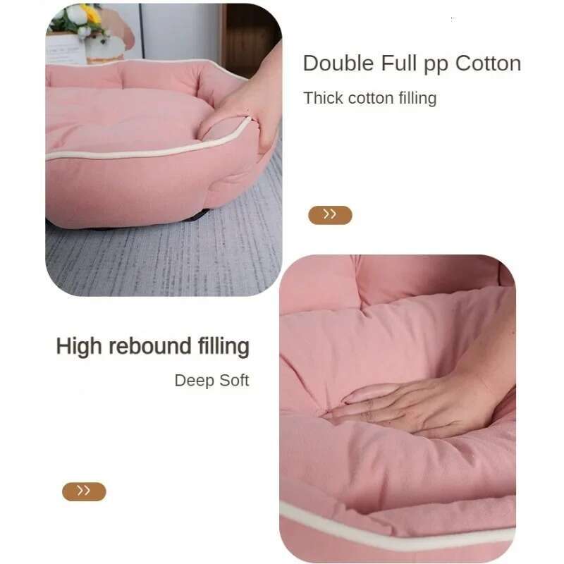 Dog Sofa Big Bed Pets Dogs Accessories Small Breeds Accessory Bedding Pet Supplies Cushions Mat Bad Blanket Cushion Fluffy Puppy Zozostore