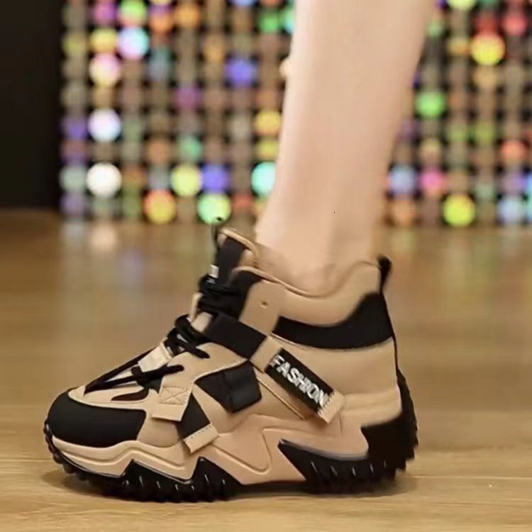 Ddmysports Dad Women S Autumn New Collection Interior Eight Increase Fashion Thick Bottom Igh Top Sports Versatile Casual Shoes Trendy Outdoor