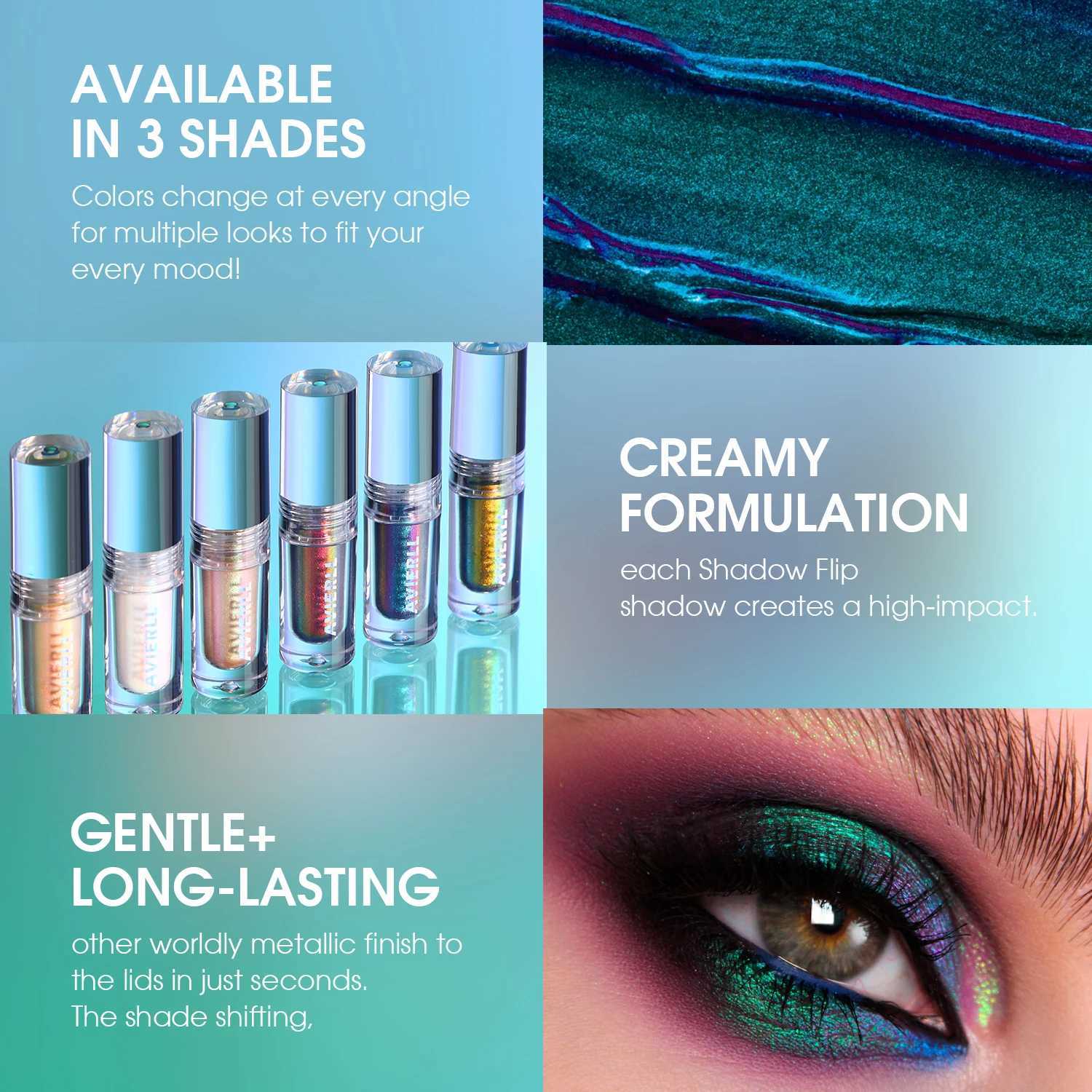 Diamond Glitter Liquid Eyeshadow Stick - Highly Pigmented Metallic Shiny Long-Lasting Waterproof Smudge-Proof Makeup for MuCL240812