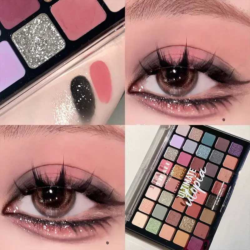 DIKALU 40 Color Eyeshadow Palette Utopia Queen Earth Pearl Matte Glossy Multi-Color Palette Lasting Natural Eye Makeup CosmeticsCL240812