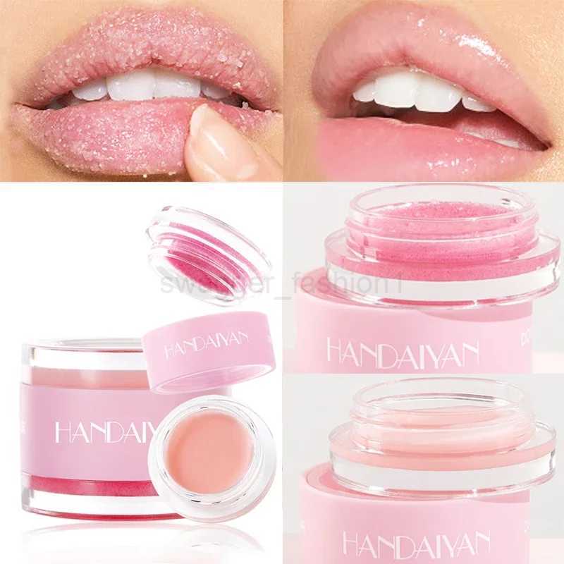 Scrub Lip Mask 2 In 1 Double Effect Lipstick To Repair Dead Skin Exfoliating Moisturizing Repair Fine Lines Lipgloss Lips CareXJ240812