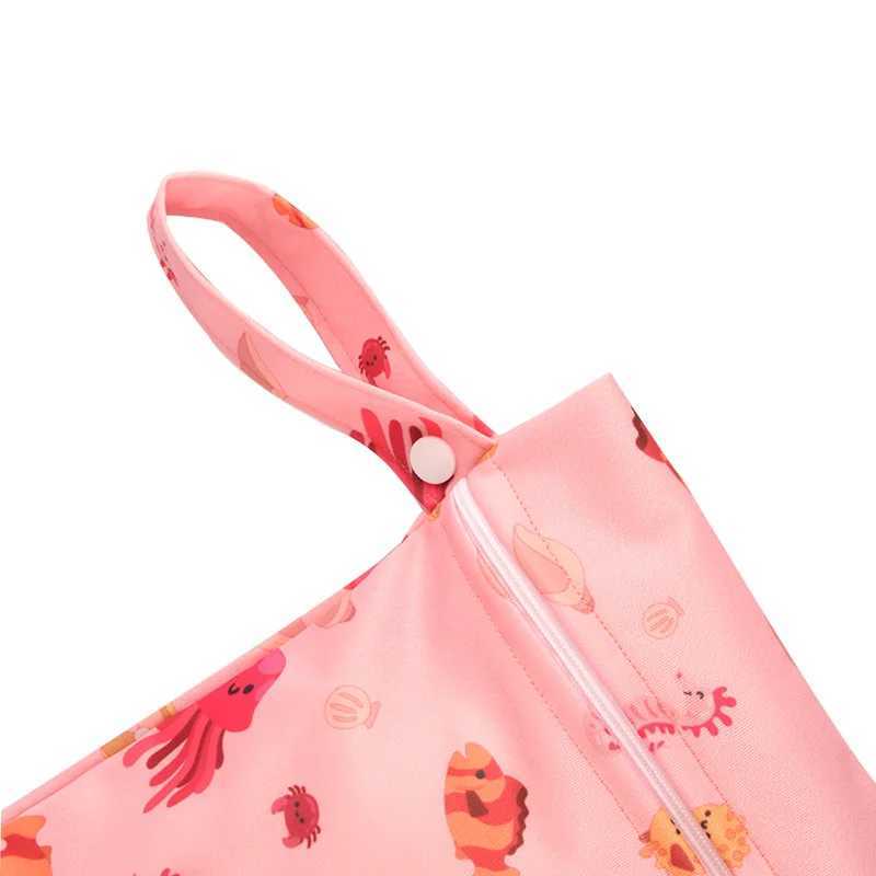 Baby reusable diaper bag waterproof hanging bag used for storing baby clothing diapers beach sports makeup yoga W240812