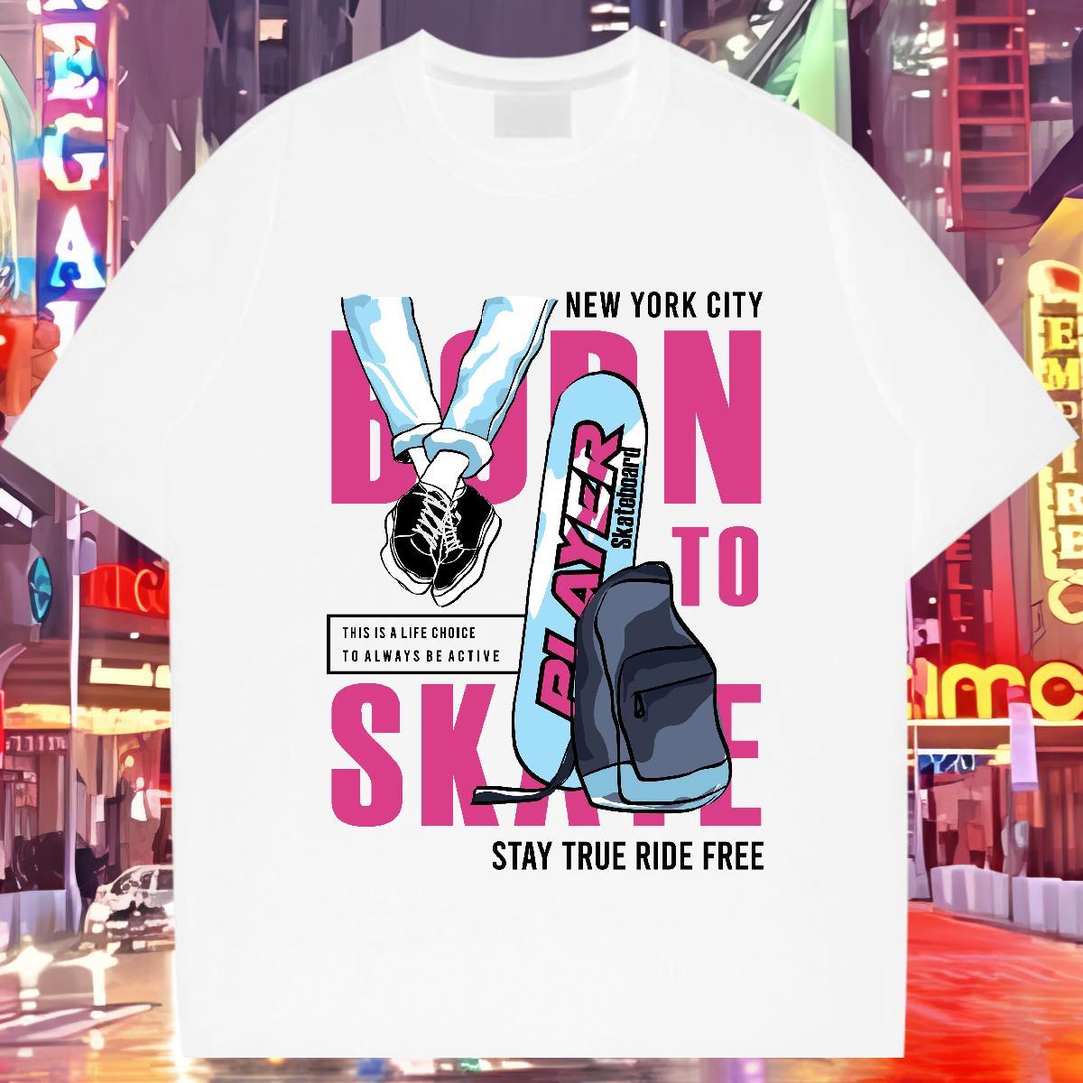 Brand Man T Shirts letter Tees 230g 100% Cotton Beach Wholesale Anime Breathable Short Sleeve Tshirt for Man Woman