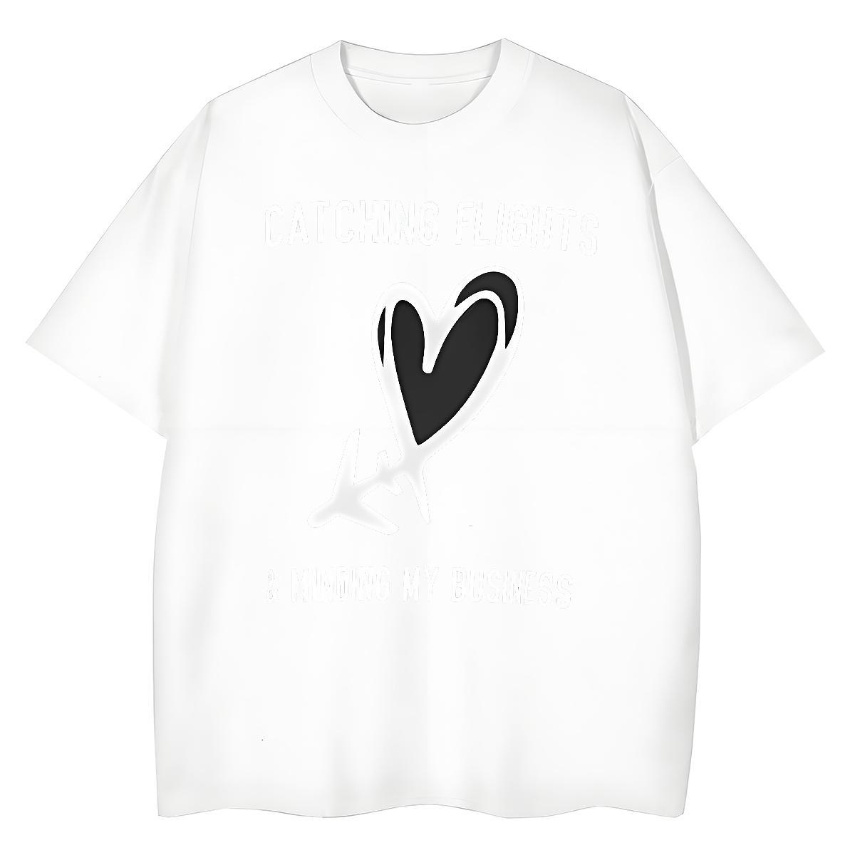 Wholesale Couples T Shirts Street Wear 100% Cotton 230g Graphic Short Sleeve Soft letter Man T Shirts Fashion New Tshirts