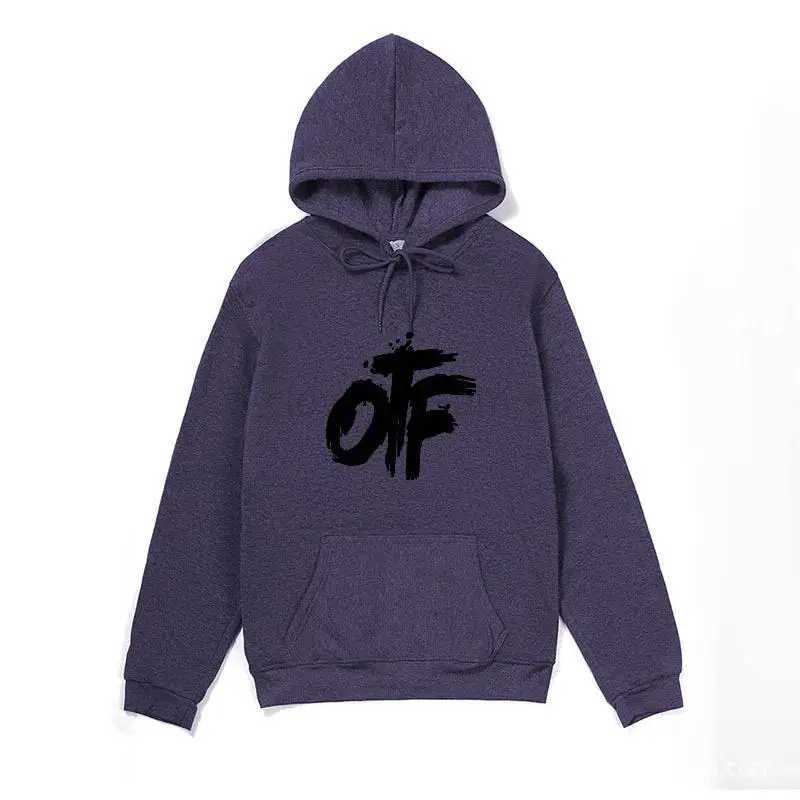 OTF printed men and women essential hooded sweatshirt casual multi-color couple sportswear spring autumn 2024 newXJ240812