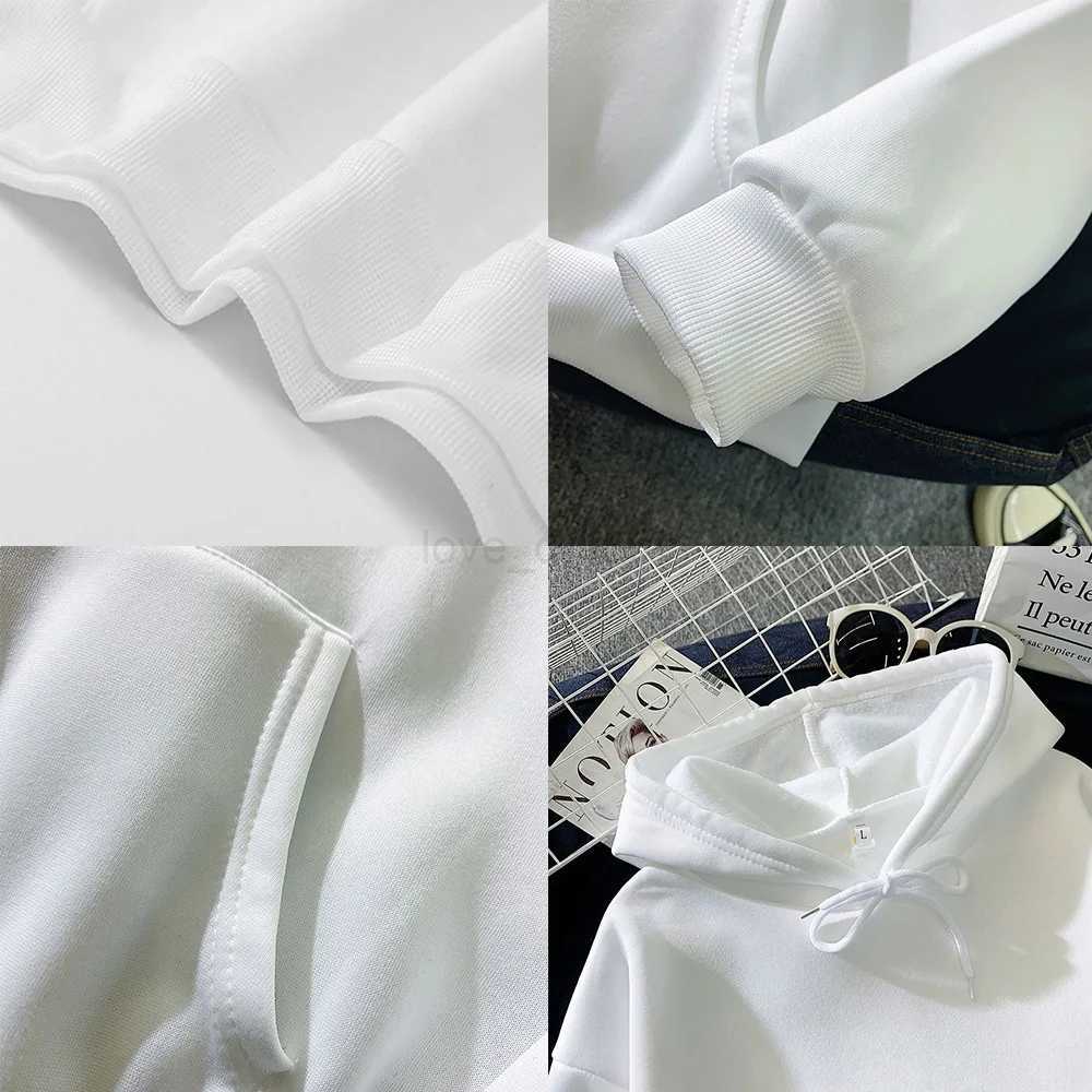 Mens Autumn Fashion Solid Color Harajuku Street Sweatshirt Hoodie Long Sleeves Casual Baggy Clothes Tops Hip Hop Sports PulloverXJ240812