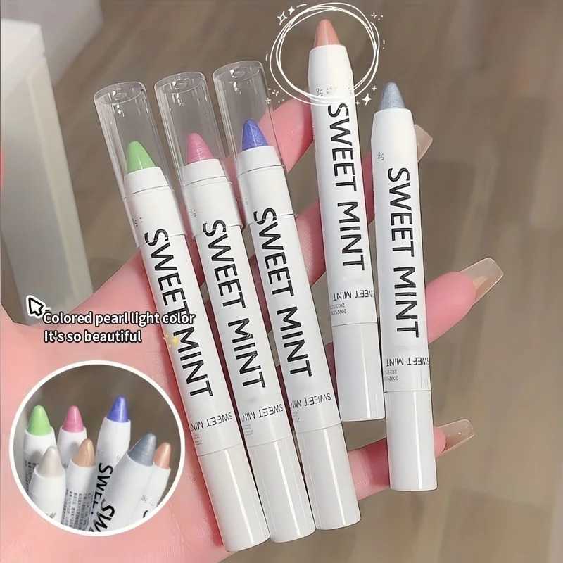 10 Colors Lying Silkworm Pen Highlighter Matte Shimmer Waterproof Long-lasting Pigmented Eyeshadow StickCL240812