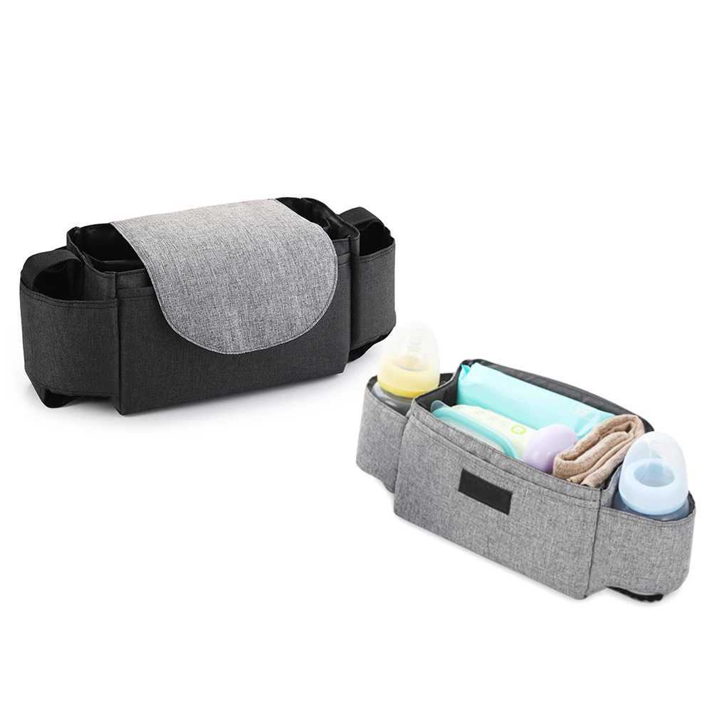 Multi functional baby stroller organizer urine bag waterproof polyester baby diaper bottle bag baby urine bag W240812