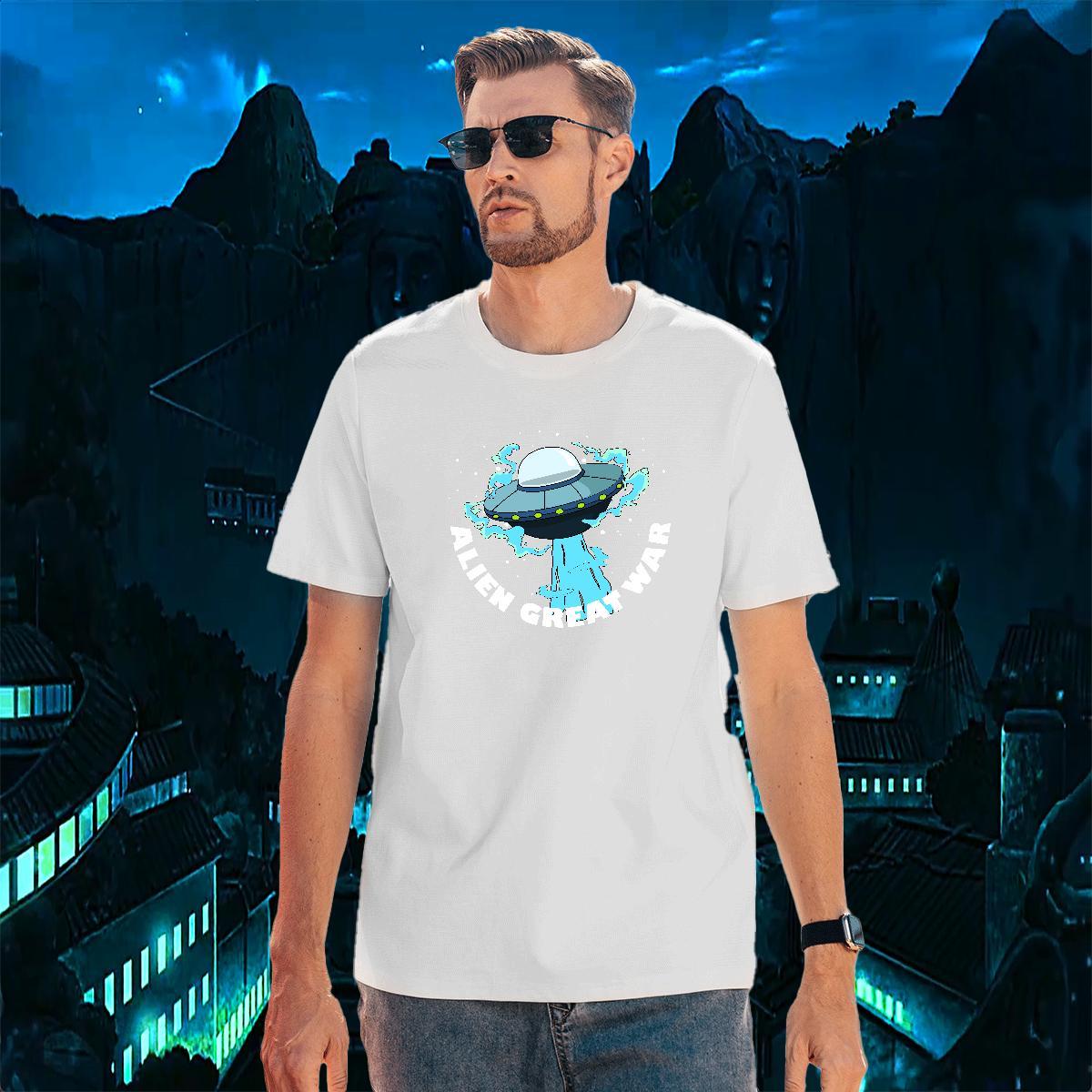 Soft Tshirt for Man Woman ET 230g Pure Cotton Beach Breathable T shirt DIY Anime 2024 Clothings