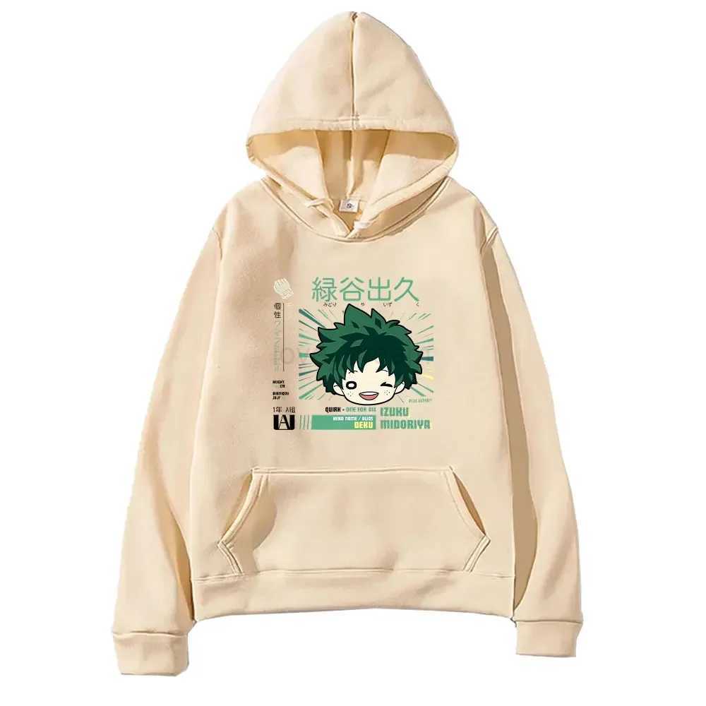 Midoriya Izuku Toga My Hero Academia Hoodies Clothing Women Men Cartoon Printed Sweatshirts Comfortable Oversized StreetwearXJ240812