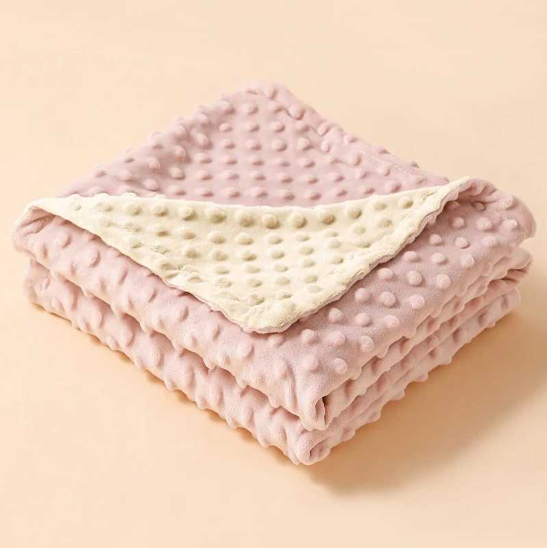 Baby girl blanket double-layer insulation soft and comfortable peaceful 0-3 year old birthday giftW240810