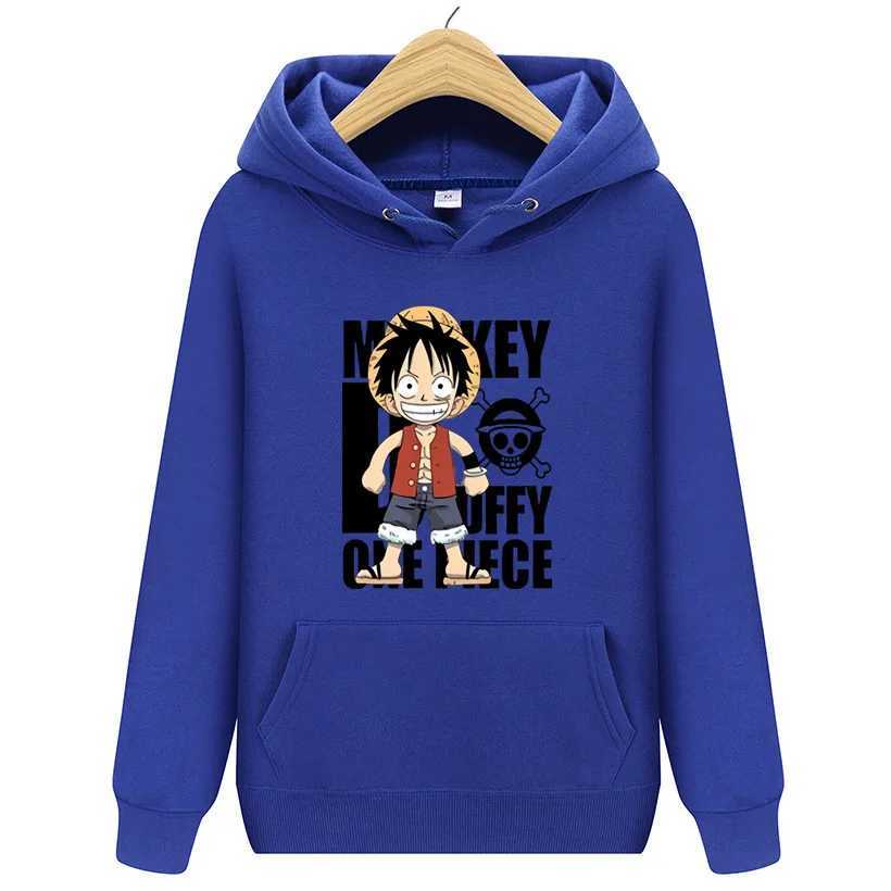 Classic anime character printed hoodie mens and womens personalized fashion hoodie hip-hop street loose hoodieW240724