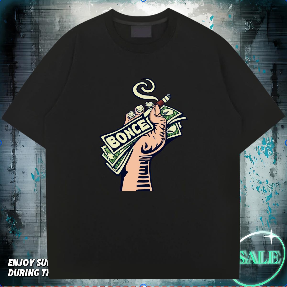 Designer Fashion T-Shirts for Men skull Tee Shirt 230g Cotton Anime Printing Street Wholesale Custom Big Size O-Neck Short Sleeve Men Clothes T-Shirt