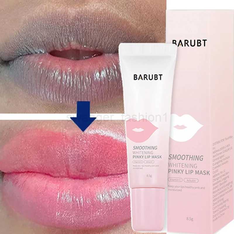 Pink Lip Serum Remove Dark Lip Balm Oil Lighten Bleaching Permanent Melanin Plumping Lips Mask Moisturizing Gloss Makeup CareXJ240812
