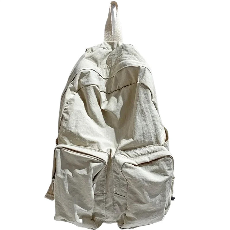 Japanese Preppy Grunge Solid Y2k Backpack Fashion Women Casual Schoolbags Streetwear Trendy Ins Backpacks for College Students 240806