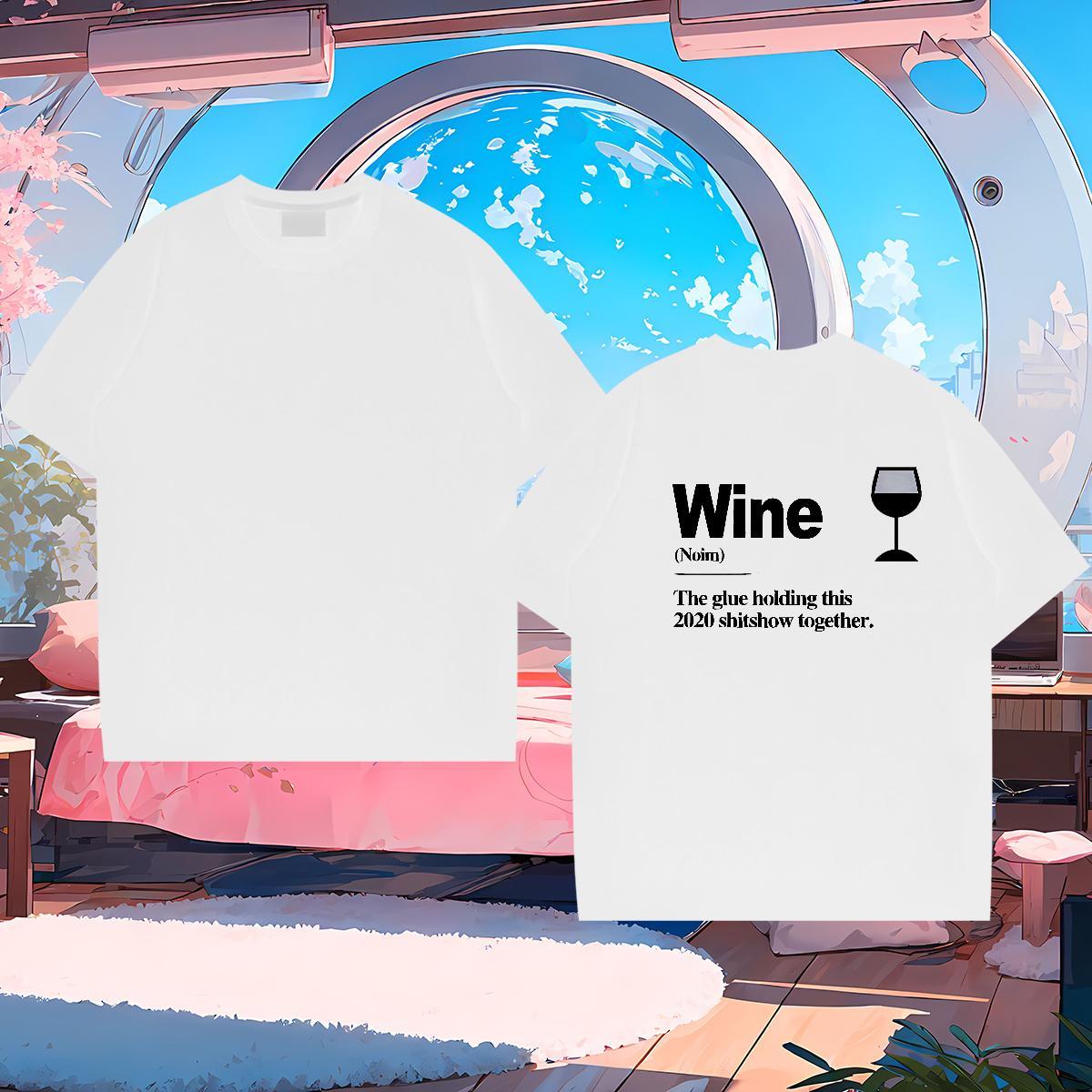 Fashion New Man T Shirts letter Tops Shirt 230g 100% Cotton Casual Daily Wear Wholesale Plus Size Custom Breathable Soft Mens Tshirts