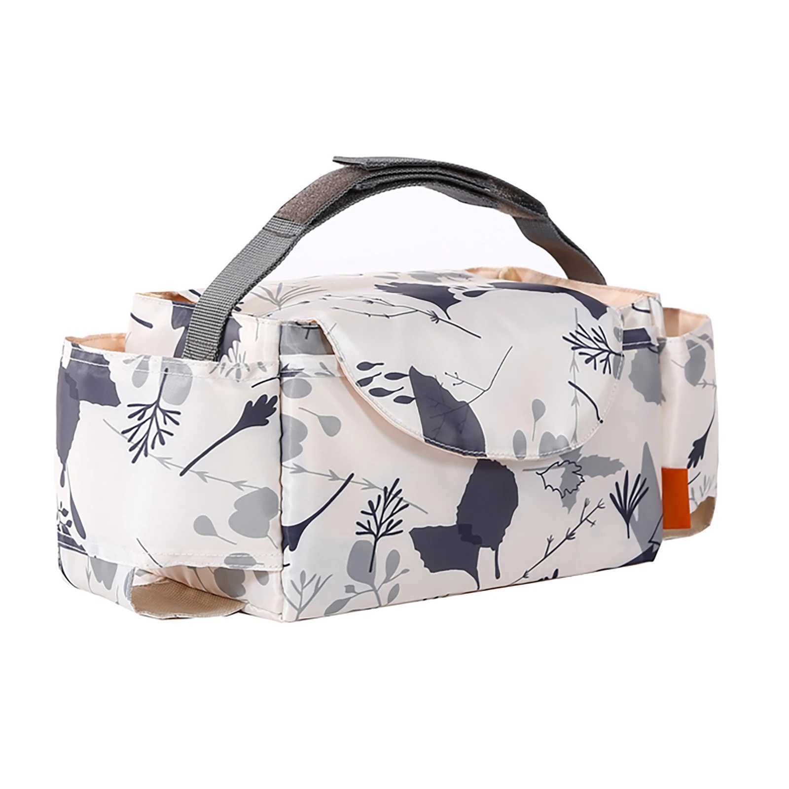 2022 Multi functional universal handcart organizer bag waterproof handcart dial bag with cup holder divider W240812