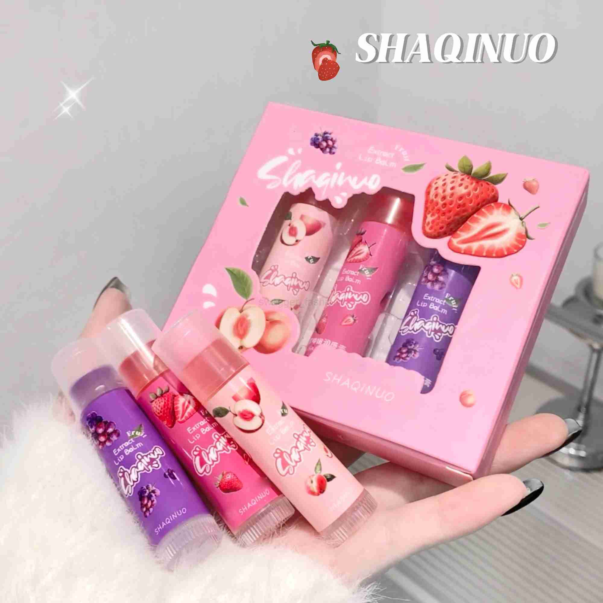Fruit Extract Lip Balm Jelly Lips Gloss Transparent Moisturizing Nourish Grape Lip Stick Base Daily Lip Care Beauty MakeupXJ240812