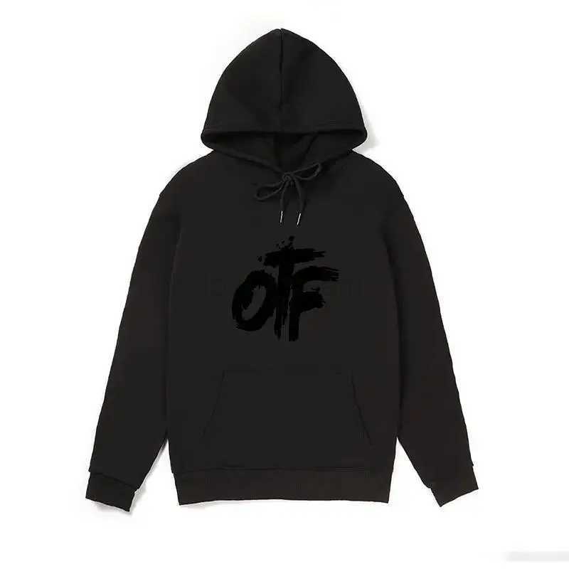 OTF printed men and women essential hooded sweatshirt casual multi-color couple sportswear spring autumn 2024 newXJ240812