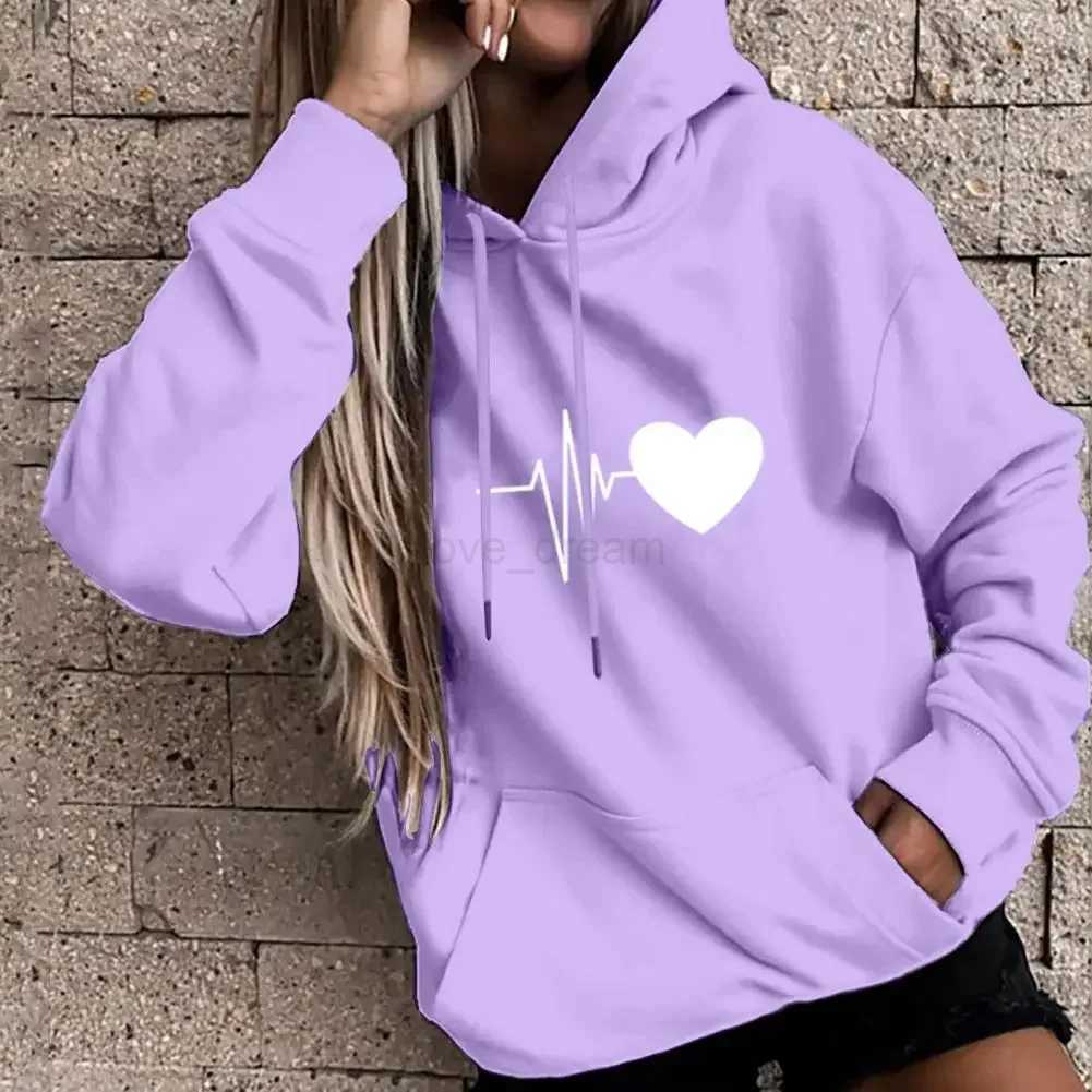 Padded hoodie sweatshirt mens and womens fall and winter couple tops looseXJ240812
