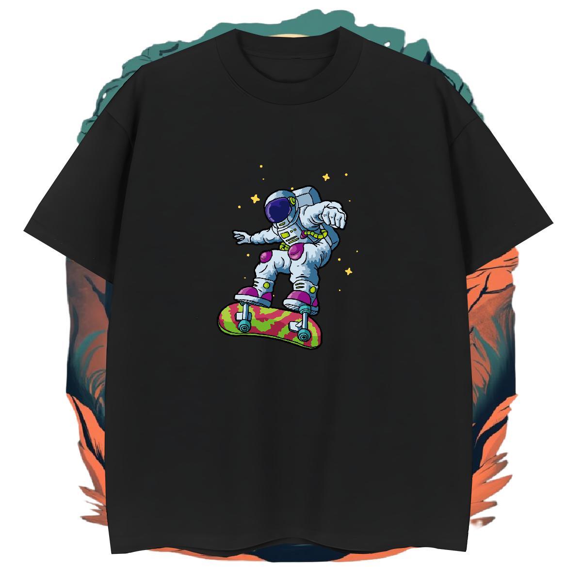 New Designer T-Shirts for Men 230g 100% Cotton Men Tops Tees Sport Breathable Short Sleeve DIY Anime Classic Clothes