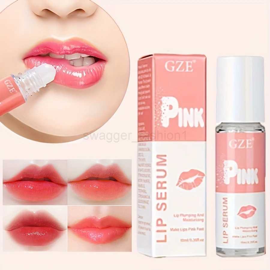 GZE Pink Lip Serum Color Change Lip Gloss Moisturizing Nourishing Liquid Lipstick Magic Lip Serum Change ColorXJ240812