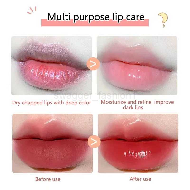 Fruit Flavor Lip Balm Natural Plant Lip Mask Lasting Moisturizing and Fading Lip Line Relieves Dry Lipgloss Gloss Care LipstickXJ240812