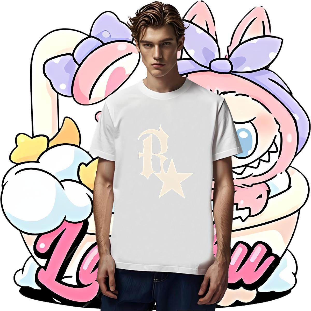2024 Designer 230g 100% Cotton T Shirt For Man letter Hip Hop Street Mens Tshirts Wear Crew Neck Breathable Popular Oversized
