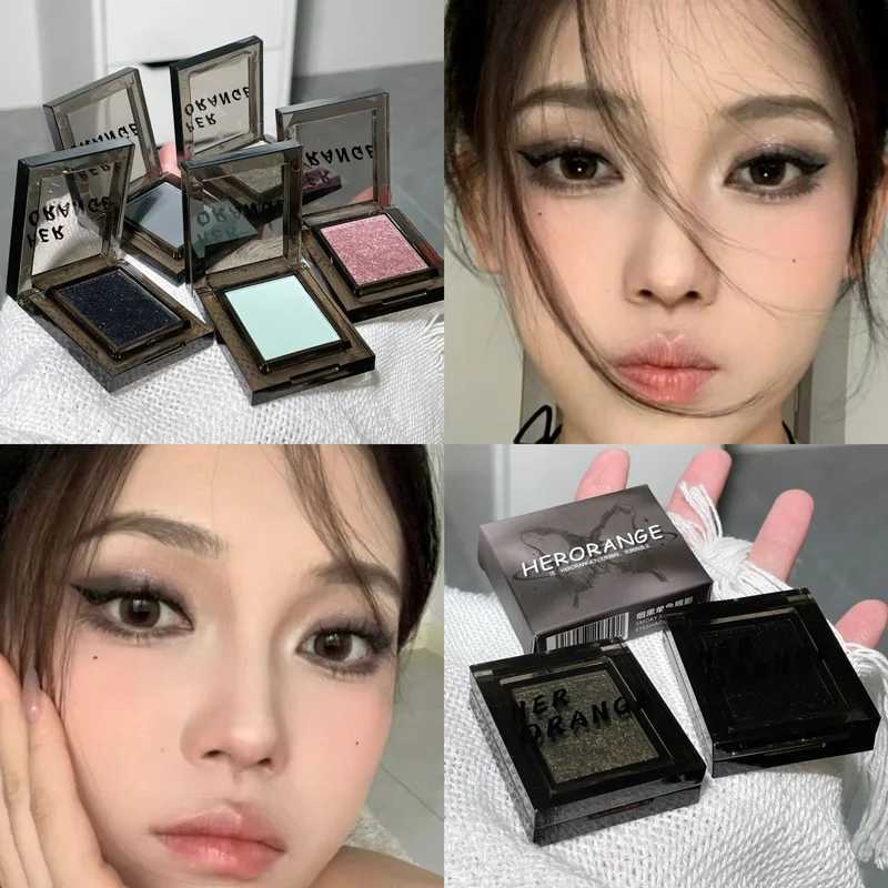 Glitter Pink Eyeshadow Palette Matte Smoky Eyes Makeup Palette Shimmer Waterproof Mini Pearlescent Sequins Eye Shadow CosmeticsCL240812