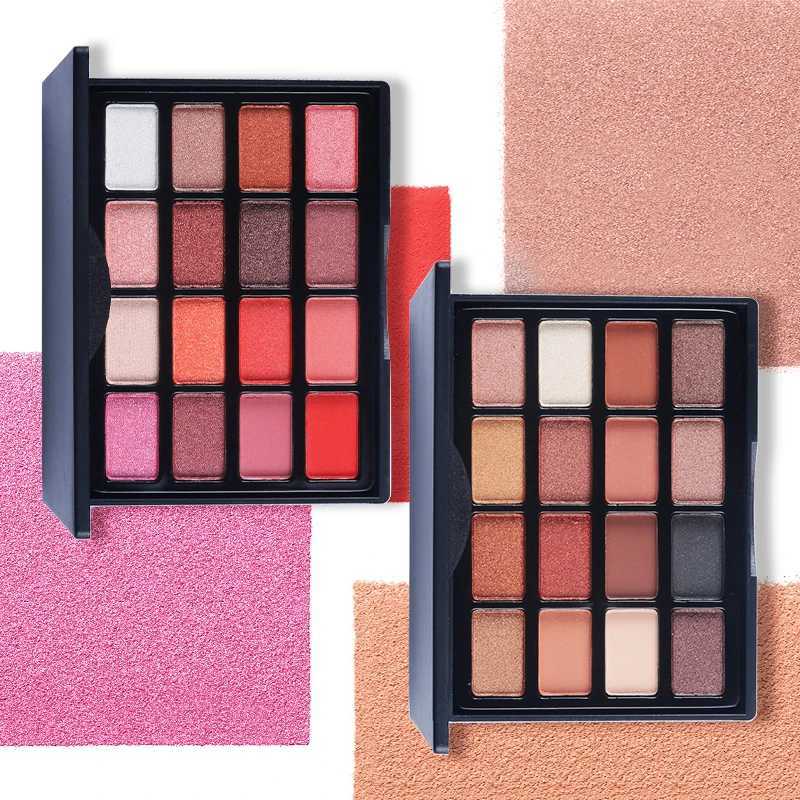 High pigment eye shadow makeup palette matte metal eye shadow tray durable mix of natural color makeupW241212