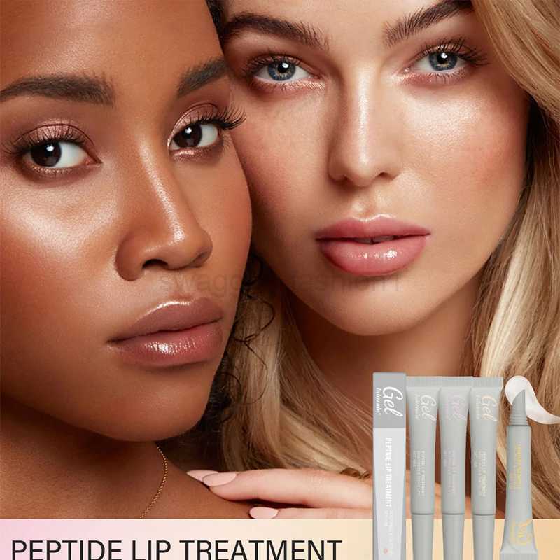 Lip Treatment Moisturizing And Repairing Peptide Lip Mask Gel Remove Dead Skin Lip Balm Base Lip Care Cream Beauty Health 10mlXJ240812