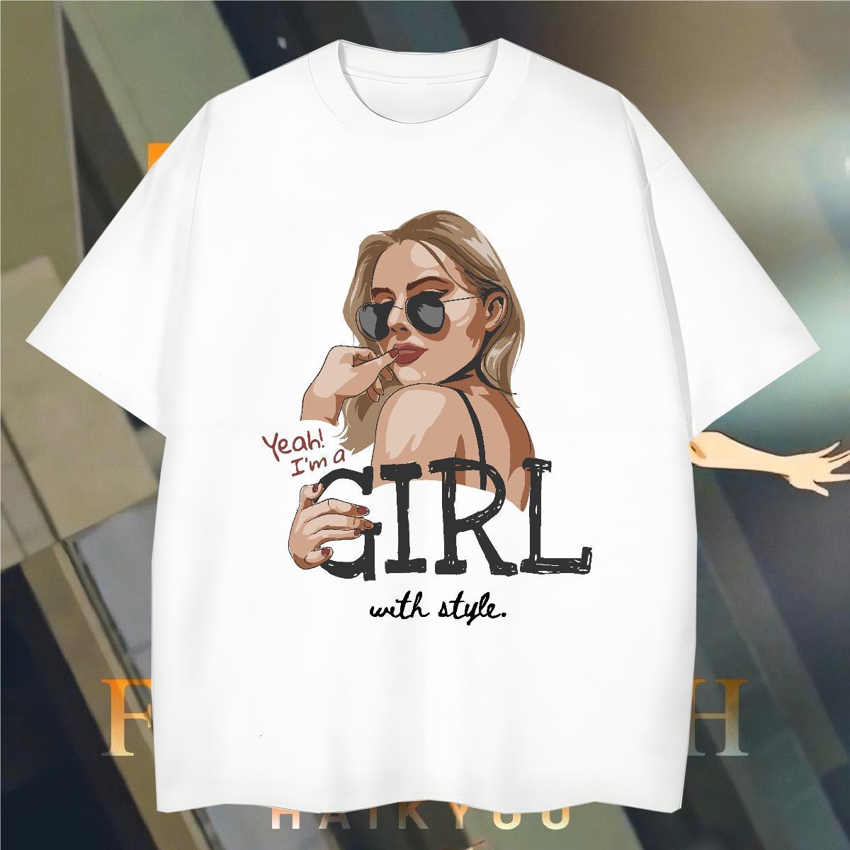 Soft Men Tshirts letter 230g 100% Cotton Sport Breathable T Shirts Men Customized Fashion New Top Tees