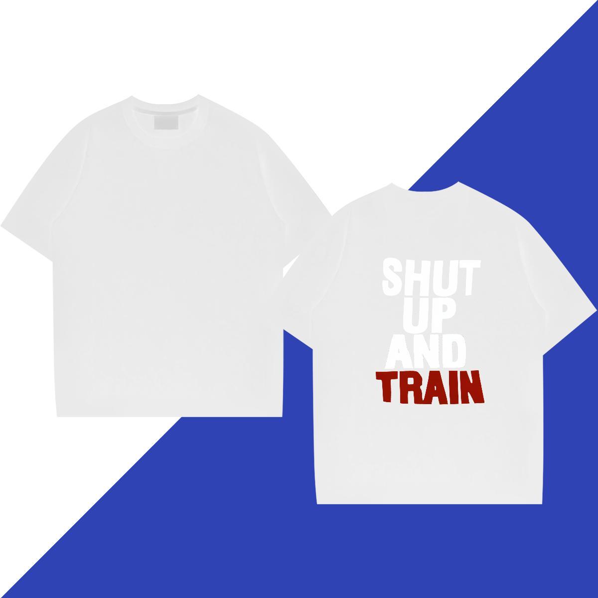 DIY Customized T-Shirts letter Tee Shirt 230g Cotton Sports Casual Unisex Anime Print O Neck Short Sleeves Couples T Shirts