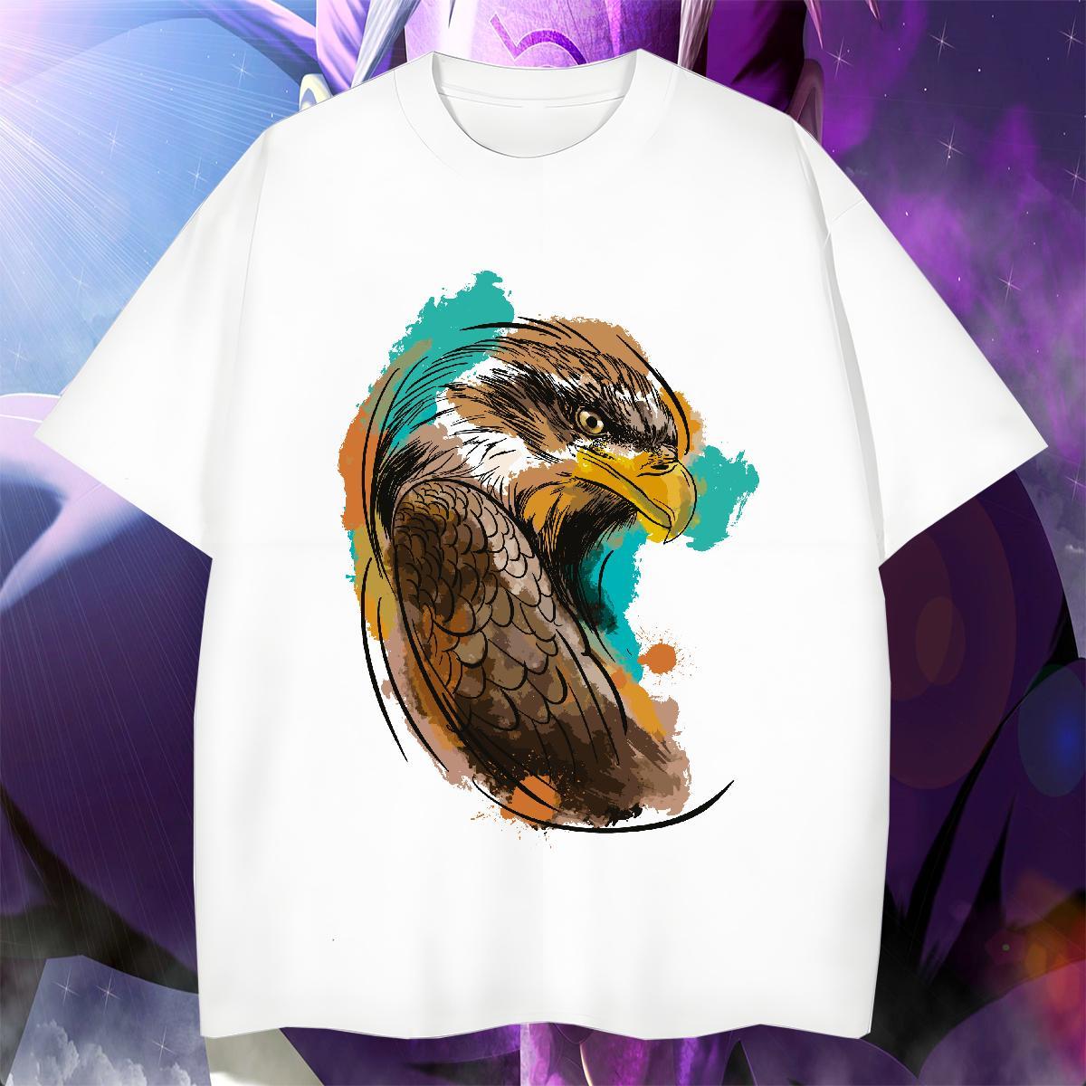 Free Shipping cool T shirt Street Tshirt for Man Woman 230g Pure Cotton Casual New Round Neck Short Sleeve DIY Printed Clothes