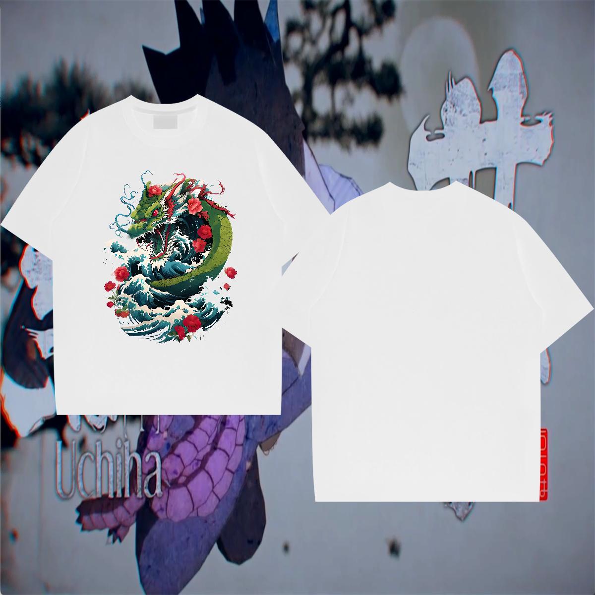 Unisex Couples T Shirts Street Wear 230g Cotton Oversized Breathable Crew Neck Man T Shirts 2024 Summer Clothings