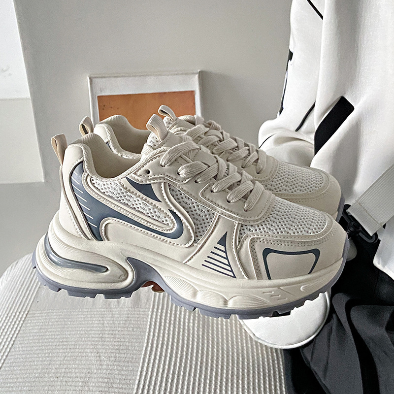 Ddmysports Ins Korean Version New Dad Women Autumn Student Sports Running S Casual Thick Soled Shoes B Outdoor Shoes