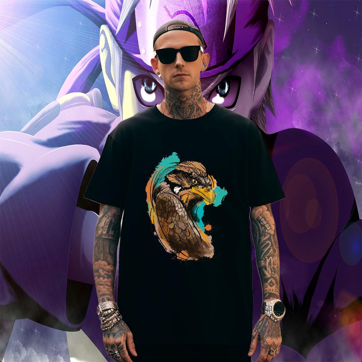 Free Shipping cool T shirt Street Tshirt for Man Woman 230g Pure Cotton Casual New Round Neck Short Sleeve DIY Printed Clothes
