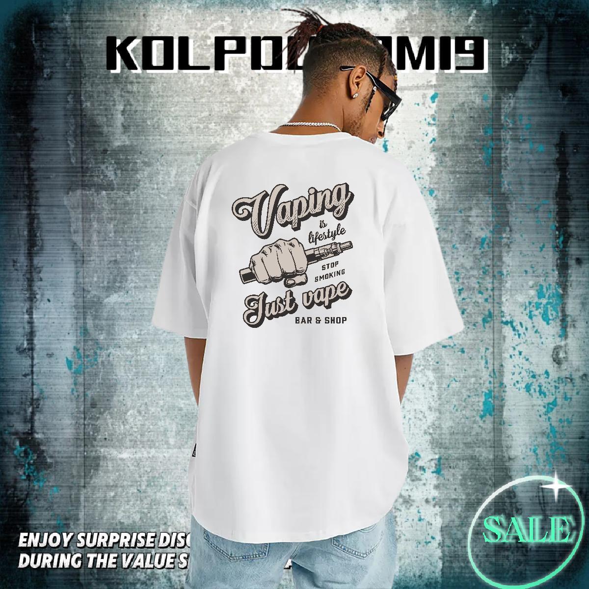 New Arrival T-Shirts tool Tops Shirt 230g Cotton Beach Cool Design Custom Printed Short Sleeve Soft Men Tees