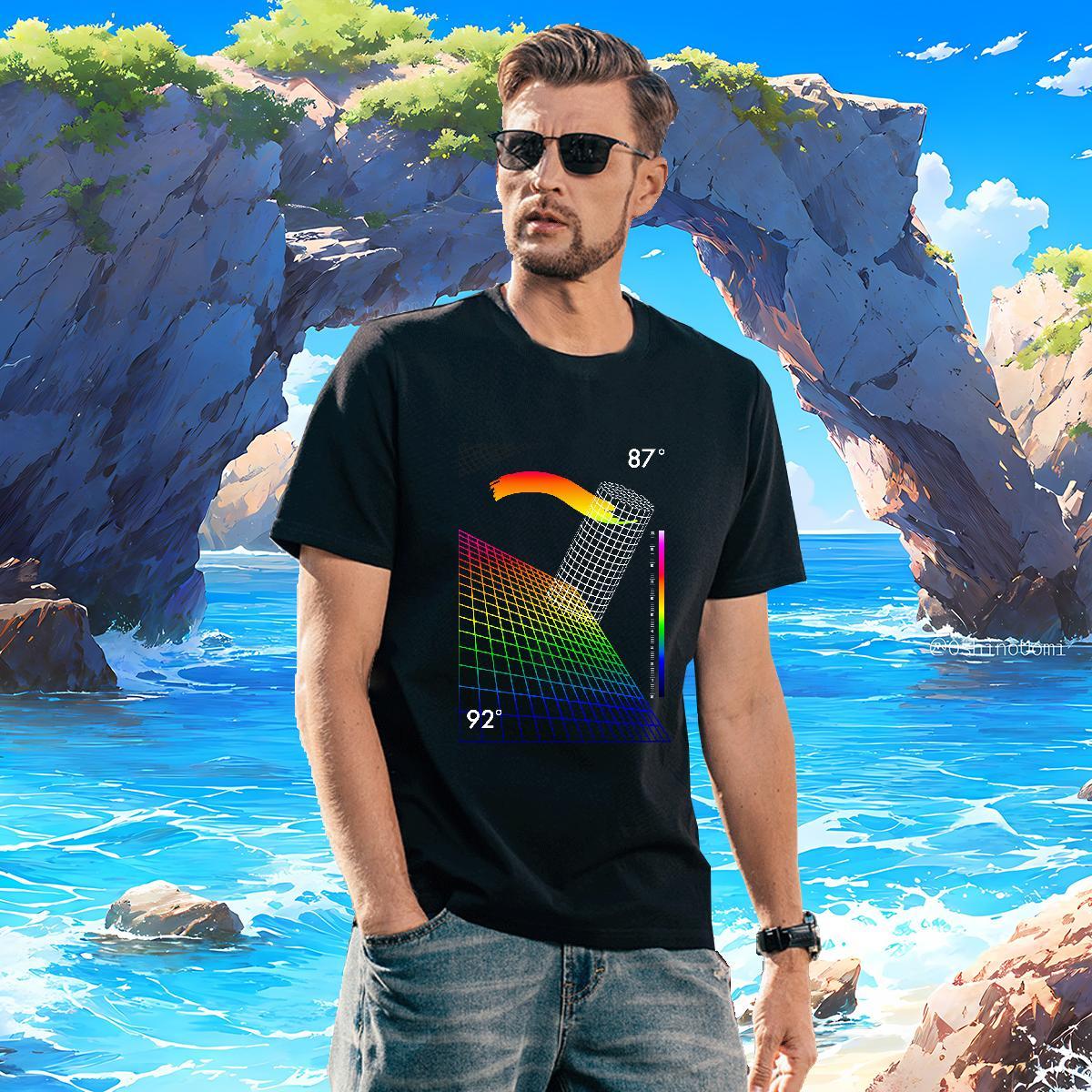 TOP Quality Mens Tshirts technology 230g 100% Cotton Hip Hop Crew Neck T-Shirts for Men Oversized New Arrival Tops Shirt