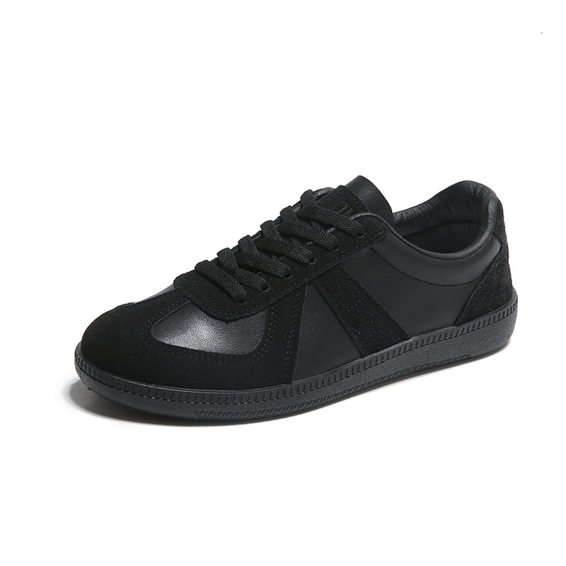 Ddmysports Casual Little White Instagram Fashion Korean Edition Versatile Women S German Training Flat Bottom Street Shooting Board Shoes F Outdoor