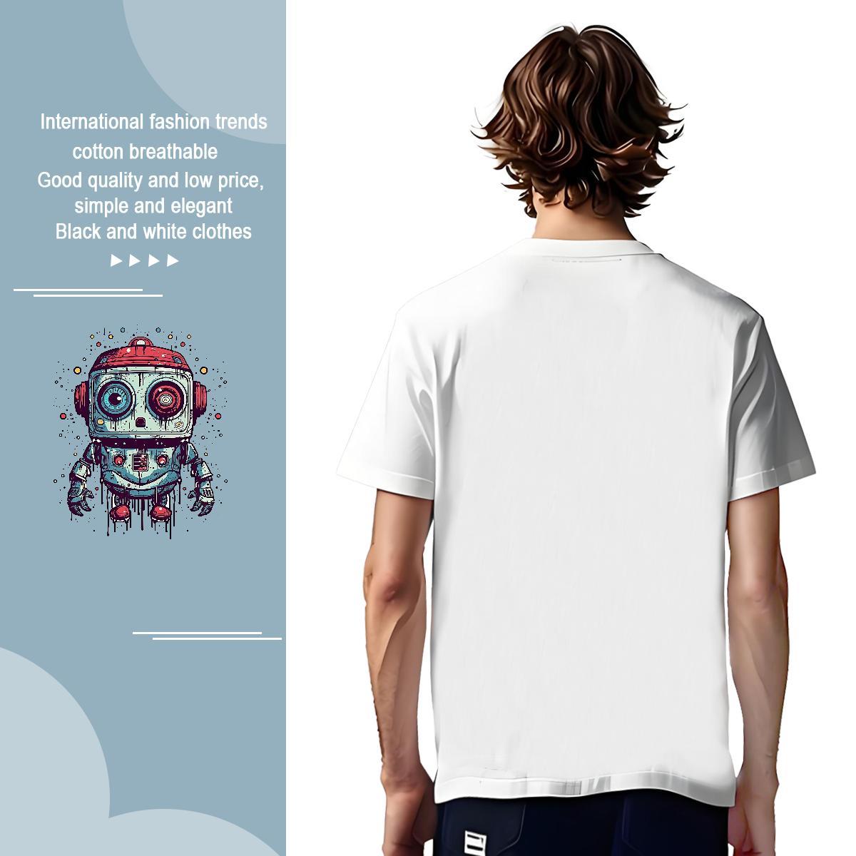 Popular Mens Tshirts ET 230g Pure Cotton Casual Beach Breathable Soft T Shirts Men DIY Printed New Designer Tops Shirt