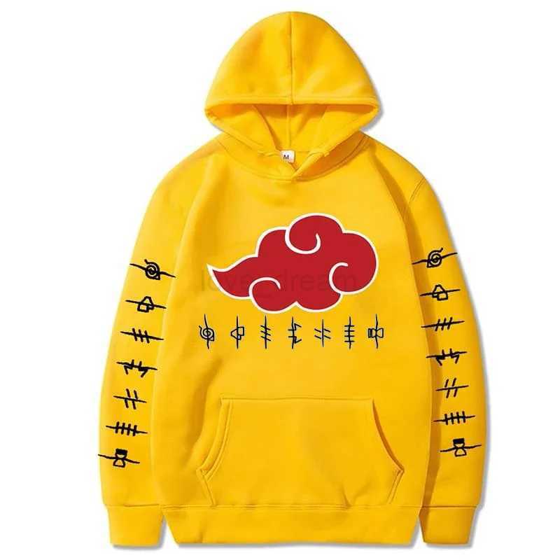 Akatsuki Cloud Hoodie Unisex Fashion Printed Pullover Autumn Winter Comfortable Streetwear Best Selling Hip Pop TopXJ240812